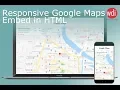 Very Simple Tutorial Responsive Google Maps Embed in HTML