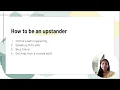 What s the Difference between an Upstander and Bystander
