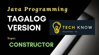 2 3 Java Programming Tagalog - Constructor