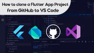 How to clone a Flutter from GitHub to VS Code Beginners Tutorial
