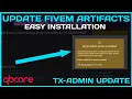 Update Latest FiveM Server Artifacts Update Latest Tx Admin FiveM Tutorial 2023 MJ DEVELOPMENT