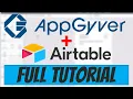 AppGyver AirTable How To Build An App AppGyver Tutorial for Beginners 2022