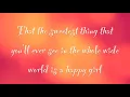 Happy Girl by Martina McBride lyrics
