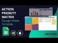 Action Priority Matrix Google Sheets Template Effort Impact Matrix