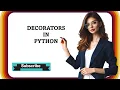 Python Decorators Transform Your Code with Just One Line in telugu