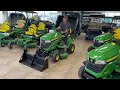 How to operate a tractor shovel on a John Deere X350 Lawn Tractor