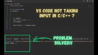 Fix VS Code Not Taking Input in Easy Solution