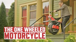 one wheel is all it takes for this bike to drive around