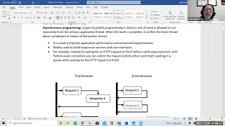 CIS30E Unit 7 Lecture Asynchronous and Concurrency in Python