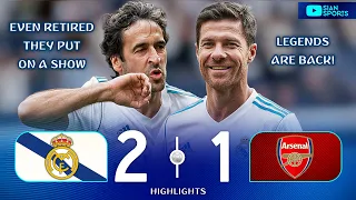 O RETORNO DAS LENDAS MADRIDISTAS! XABI ALONSO E RAÚL VOLTAM AO REAL E DÃO SHOW HISTÓRICO NO BERNABÉU