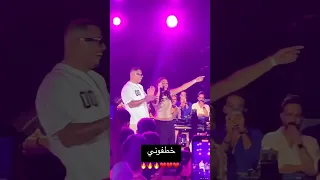عمرو دياب و جانا خطفوني من حفلة مراسي 