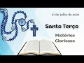 Download Lagu SANTO TERÇO - Mistérios Gloriosos - 27.07.2022 - Padre Robson de Oliveira