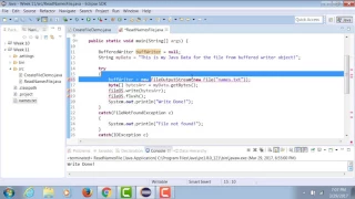 Java - Writing to a File using BufferedWriter
