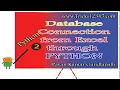 Python Excel To SQL Connection 2