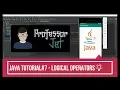 Logical Operators Java Tutorial Tagalog 2019