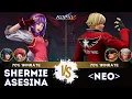 KOF XV🎞️SHERMIE ASESINA (Shermie/Athena/Leona) vs NEO (Rock/Clark/O.Yashiro)🎞️Replay Match - 11/25