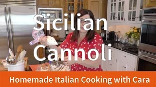Rossella shows you how make the authentic and easy Cannoli Cream to be used to fill Cannoli shells a. 