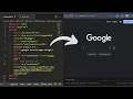 ASMR Programming - Google Searching Page Design HTML CSS No Talking