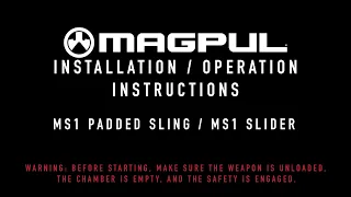 Magpul Instructions - MS1 Padded Sling