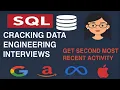 SQL Interview Microsoft Asked Second Most Recent Activity - LeetCode 1369 Explained simply
