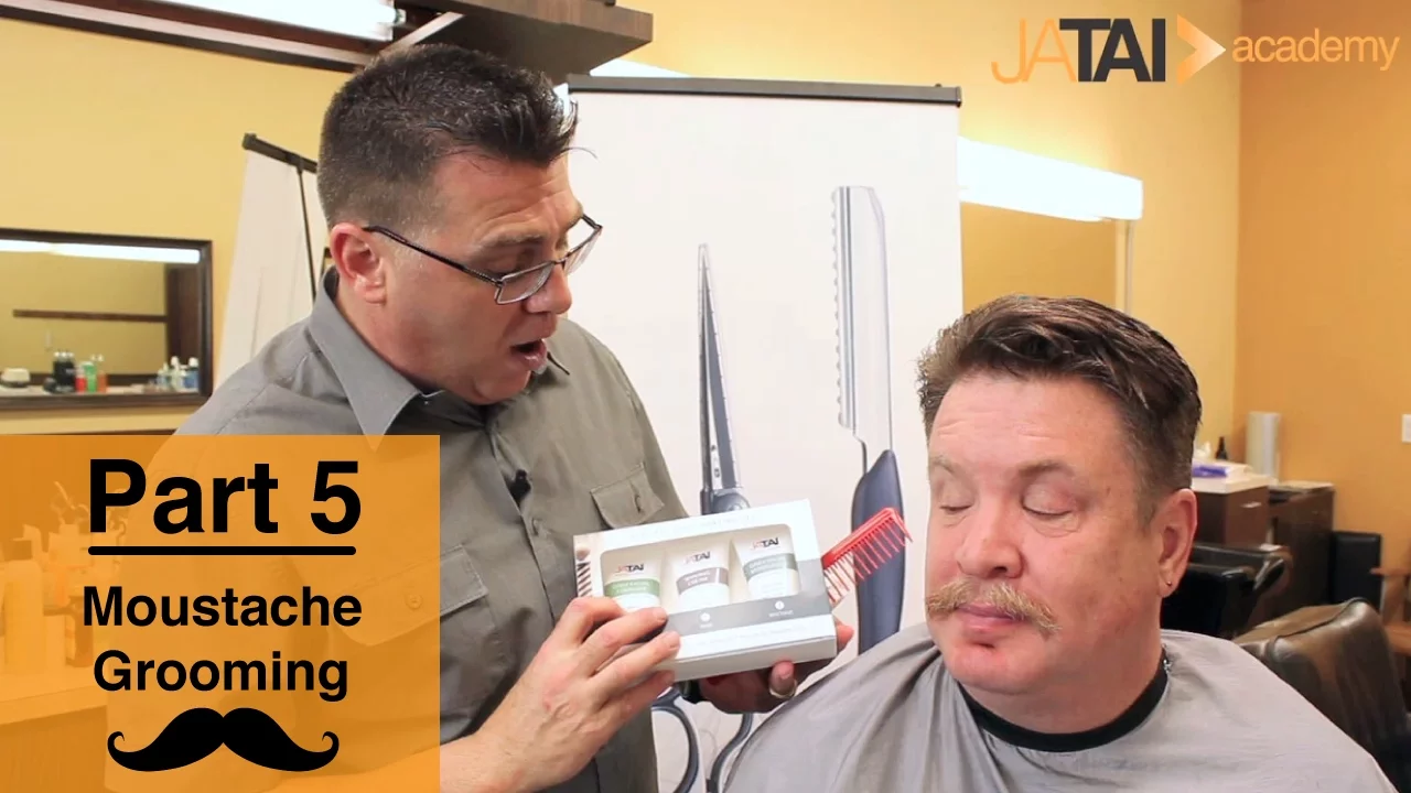 Men's Contemporary Partially Disconnected Haircut - Mustache Grooming Part 5