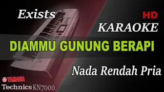 Download EXISTS - DIAMMU GUNUNG BERAPI ( NADA RENDAH PRIA ) || KARAOKE MP3