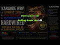 Hardwired - Stephen Wilson Jr  ft  Miranda Lambert KARAOKE WBV COUNTRY NEW RELEASES AUGUST 2026