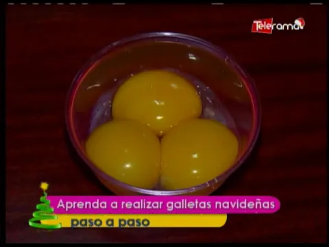 Aprenda a realizar galletas navideñas paso a paso