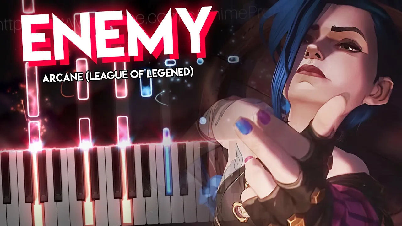 Enemy - Arcane (League of Legends) | Imagine Dragons & JID (piano)