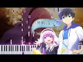 Download Lagu Kamisama ni Natta Hi 神様になった日 OP - Kimi to Iu Shinwa 君という神話 Piano Arrangement Synthesia