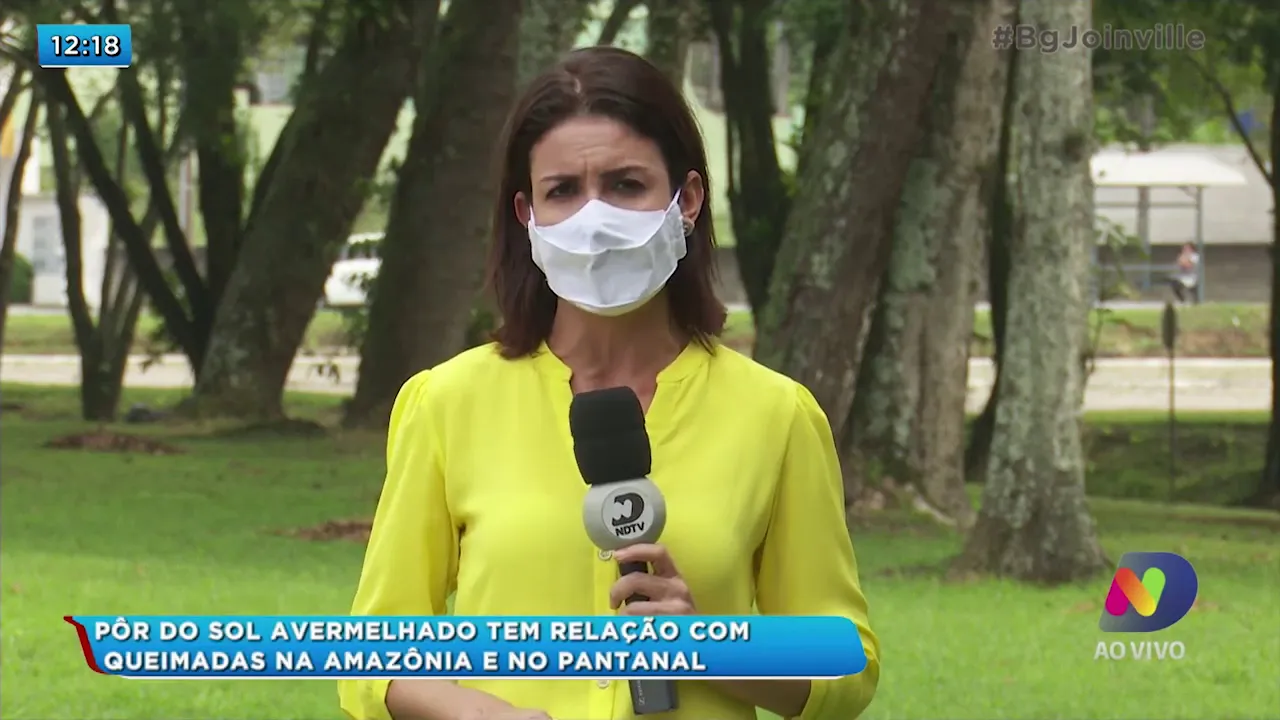 Pôr do sol avermelhado tem relação com queimadas na Amazônia e no Pantanal