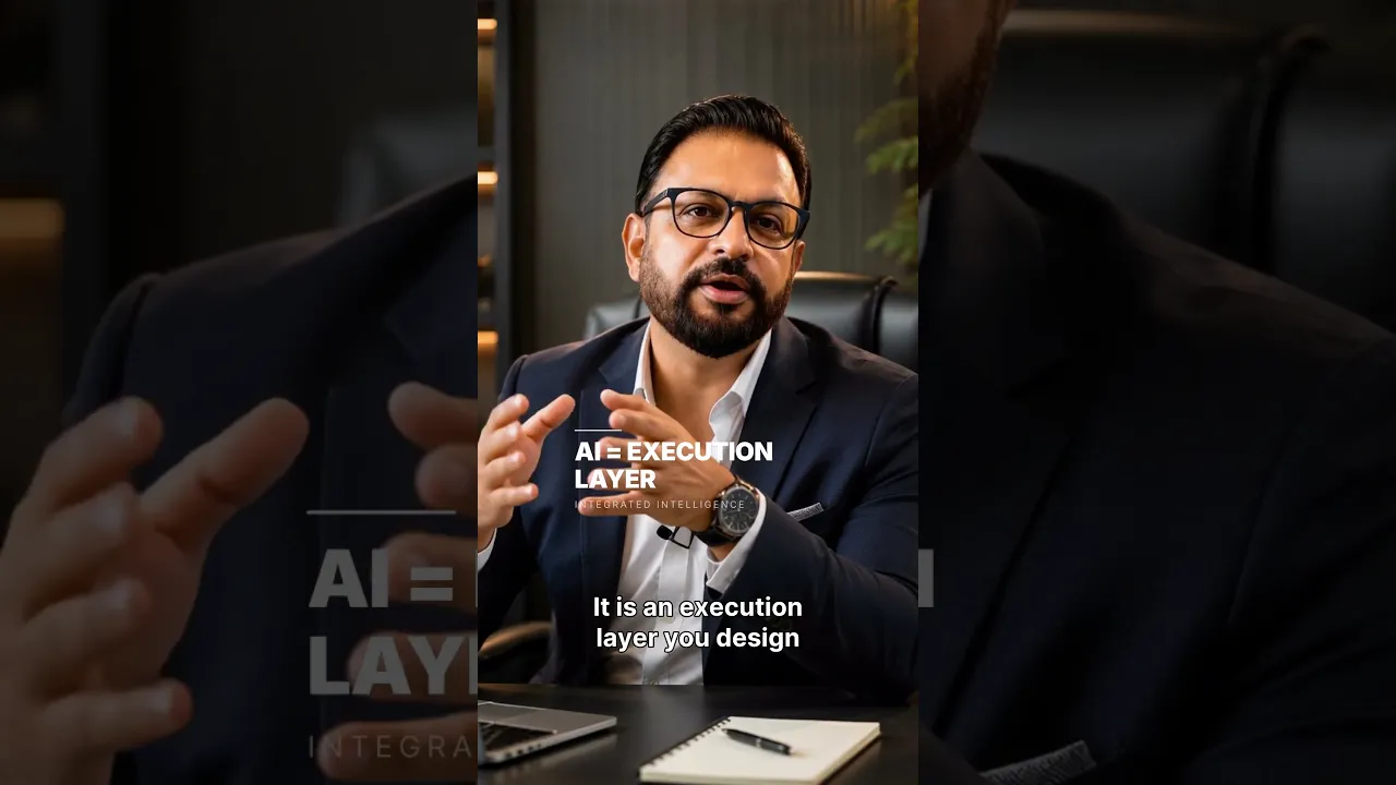 Stop Chasing AI Trends. Start Building AI Systems. — video by Vinay Pasricha
