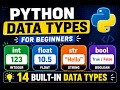 Python Data Types Explained int float str bool Python Tutorial 2026