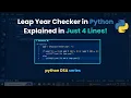 Python Leap Year Code in 1 Minute Simple Easy Guide