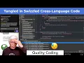 Tangled in Swizzled Cross-Language Code Live Coding