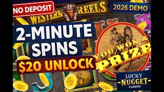 Lucky Nugget Unlimited Spins Demo 2026 - 2 Minutes Playthrough 20 Unlock