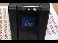 APC F02 Error Back-UPS Pro