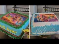 Como decorar un pastel cuadrado de Mario Bros con papel de arroz comestible
