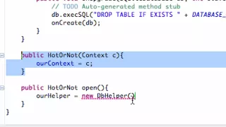Android Application Development Tutorial 115 Opening SQLite database to write