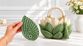 How to Crochet This Stunning Flower Bag 🌸 | Easy Crochet Bag Tutorial