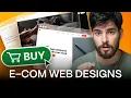Top 4 AMAZING E-commerce Website Designs