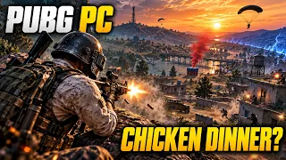 PUBG PC Gameplay 🔥 | Intense Fight और Chicken Dinner की कोशिश!