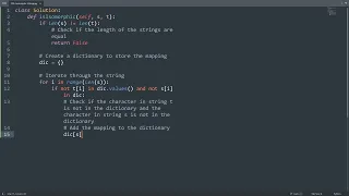 Leetcode 205 Isomorphic Strings in Python Python Leetcode Python Coding Tutorial Python ASMR