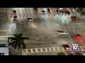 s show drivers performing stunts at busy intersection