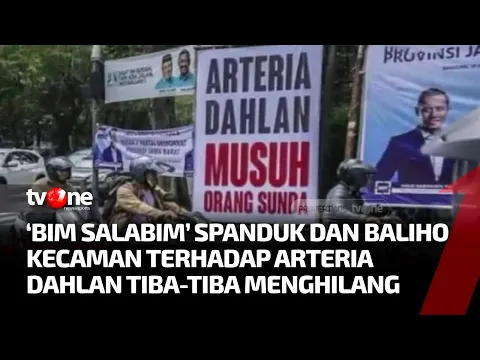 Spanduk & Baliho Bertuliskan Kecaman Untuk Arteria Dahlan yang Tersebar Tiba-tiba Raib