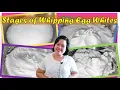 STAGES OF WHIPPING EGG WHITES HOW TO WHIP EGG WHITES BREAD AND PASTRY PRODUCTION