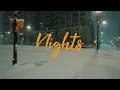 【4K】Snowfall in Olympic Village, Vancouver, 4k, HDR, Binaural Ambience