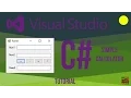 Visual Studio C Very Simple Calculator Tutorial