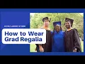 GVSU Laker Store How to Wear Your Cap Gown