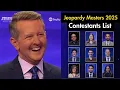 Jeopardy Masters 2025 Contestants Names List with Pictures Season 3